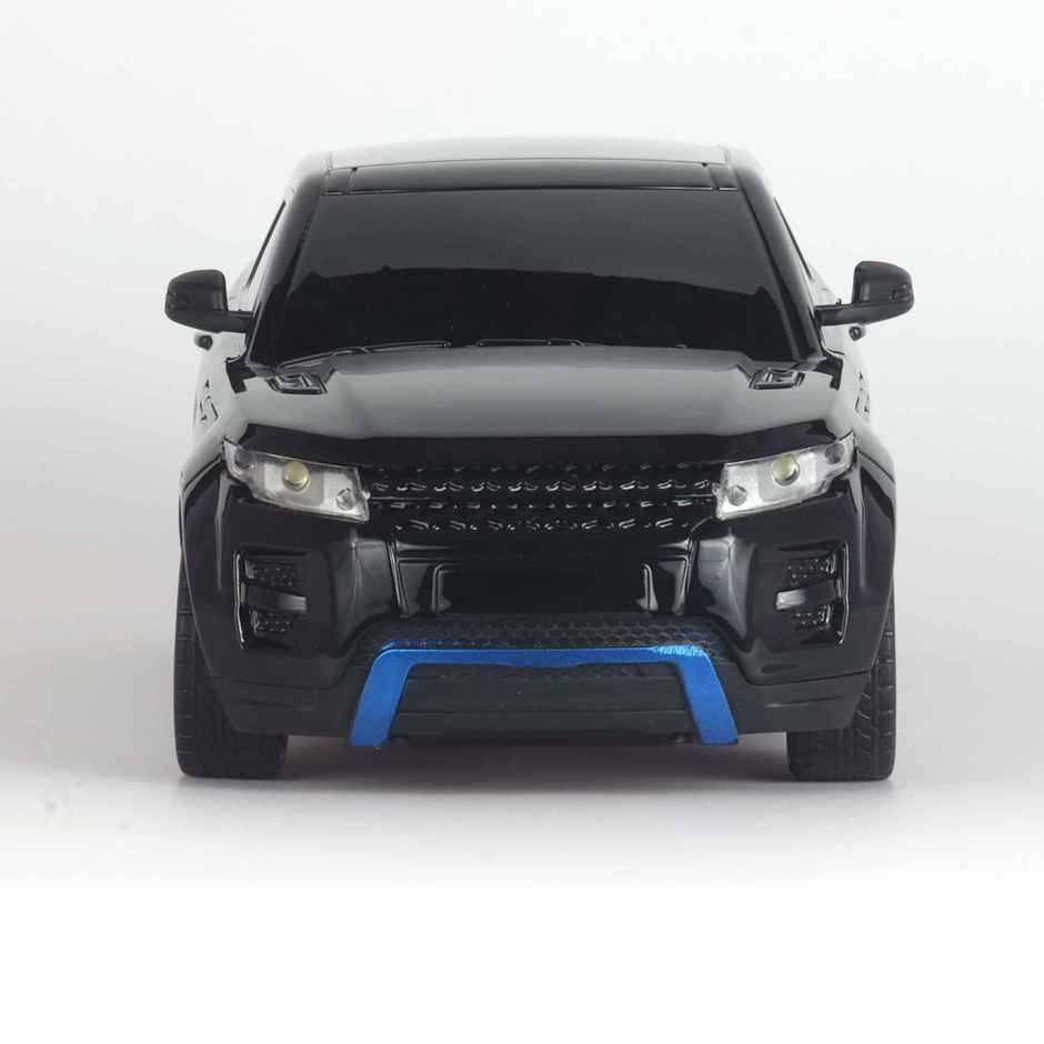 Race N Roll 1:24 Rechargeable Hi Speed Mini Remote Control Car - Rov Black & Blue Top