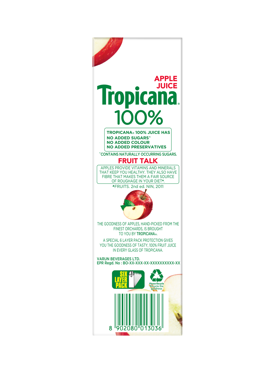 Tropicana Real Apple Fruit Juice