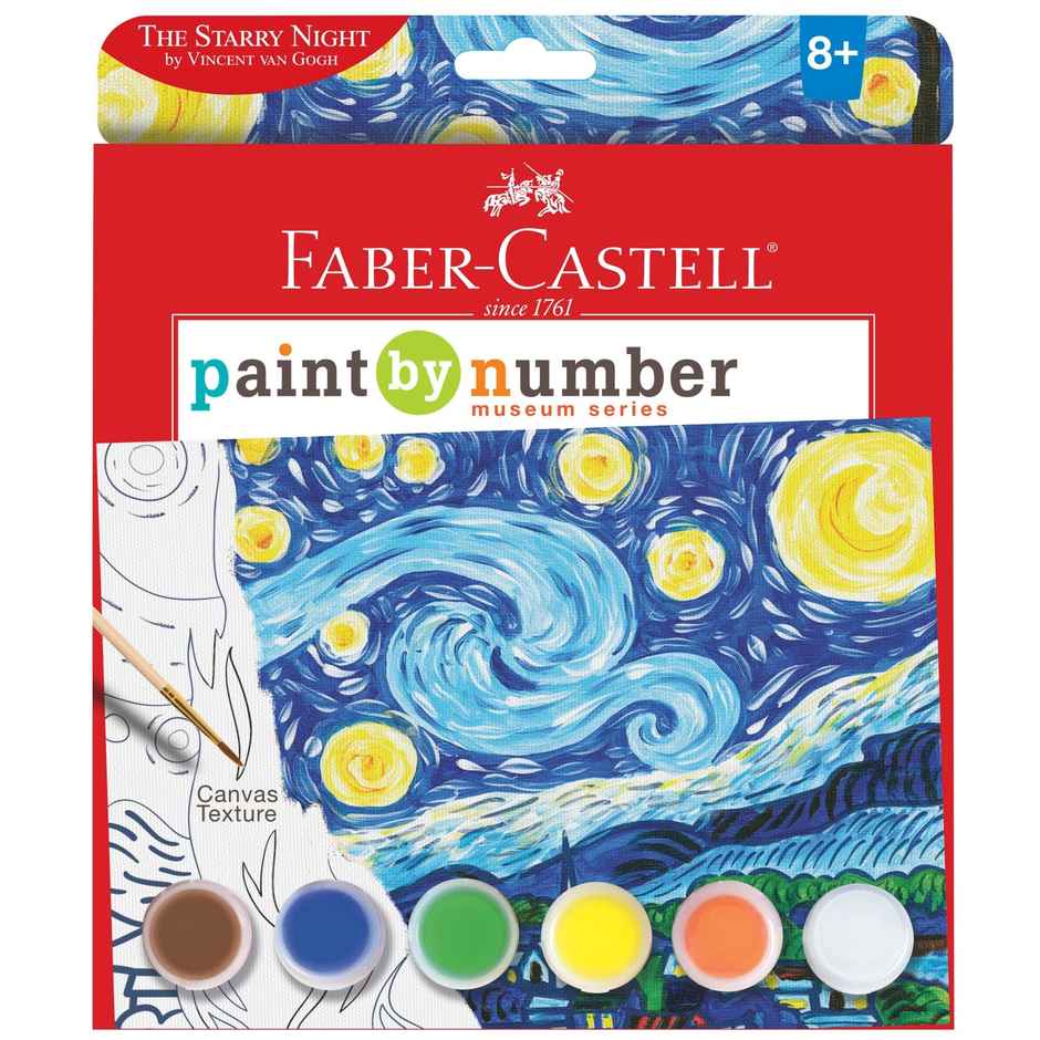 Faber-Castell 341057 Paint by Number Museum Series | The Starry Night