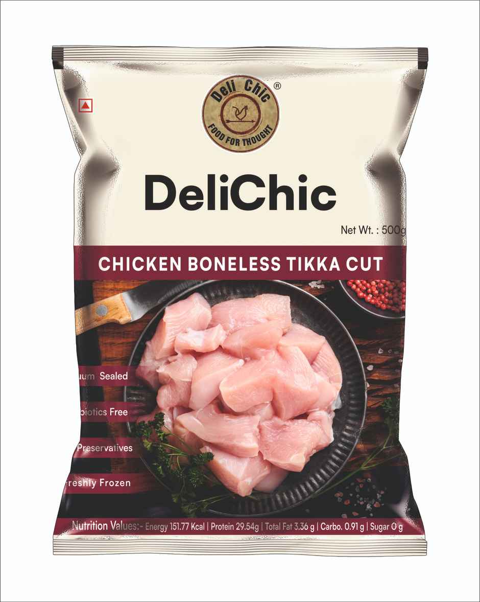 Deli Chic Chicken Boneless Cubes Freshly Frozen