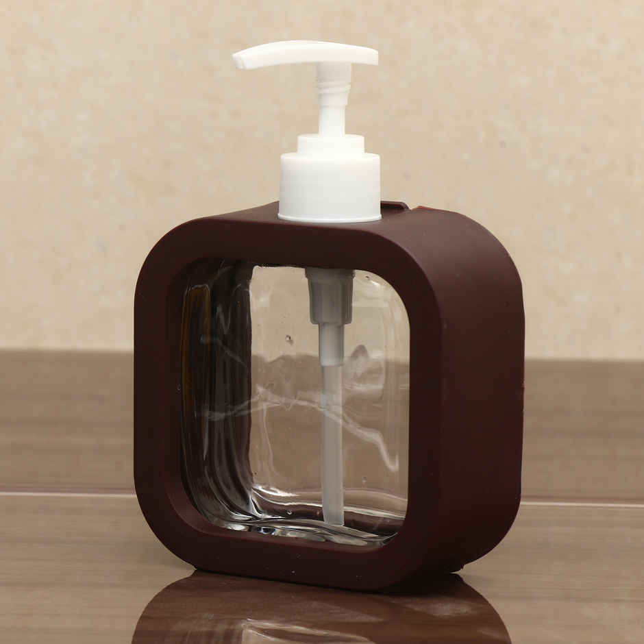 Perpetual Handwash Soap Dispenser Bottle for Wash Basin | Brown