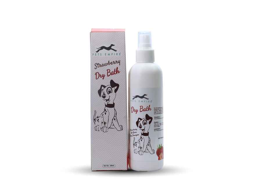 Pets Empire Waterless Shampoo , Dry Bath For Dogs Strawberry Fragrance