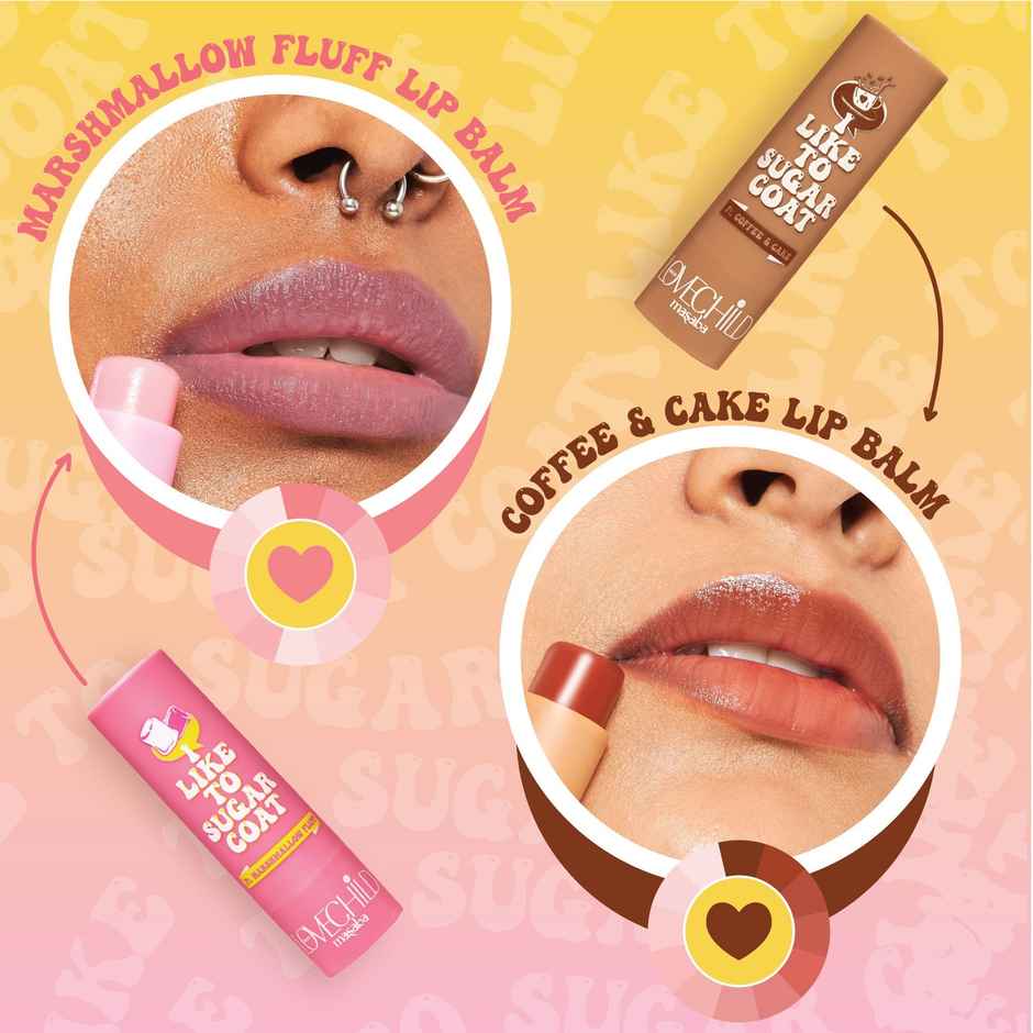LoveChild Masaba Lip Balm | Brown | Coffee & Cake | Moisturizing | Tinted & Nourishing