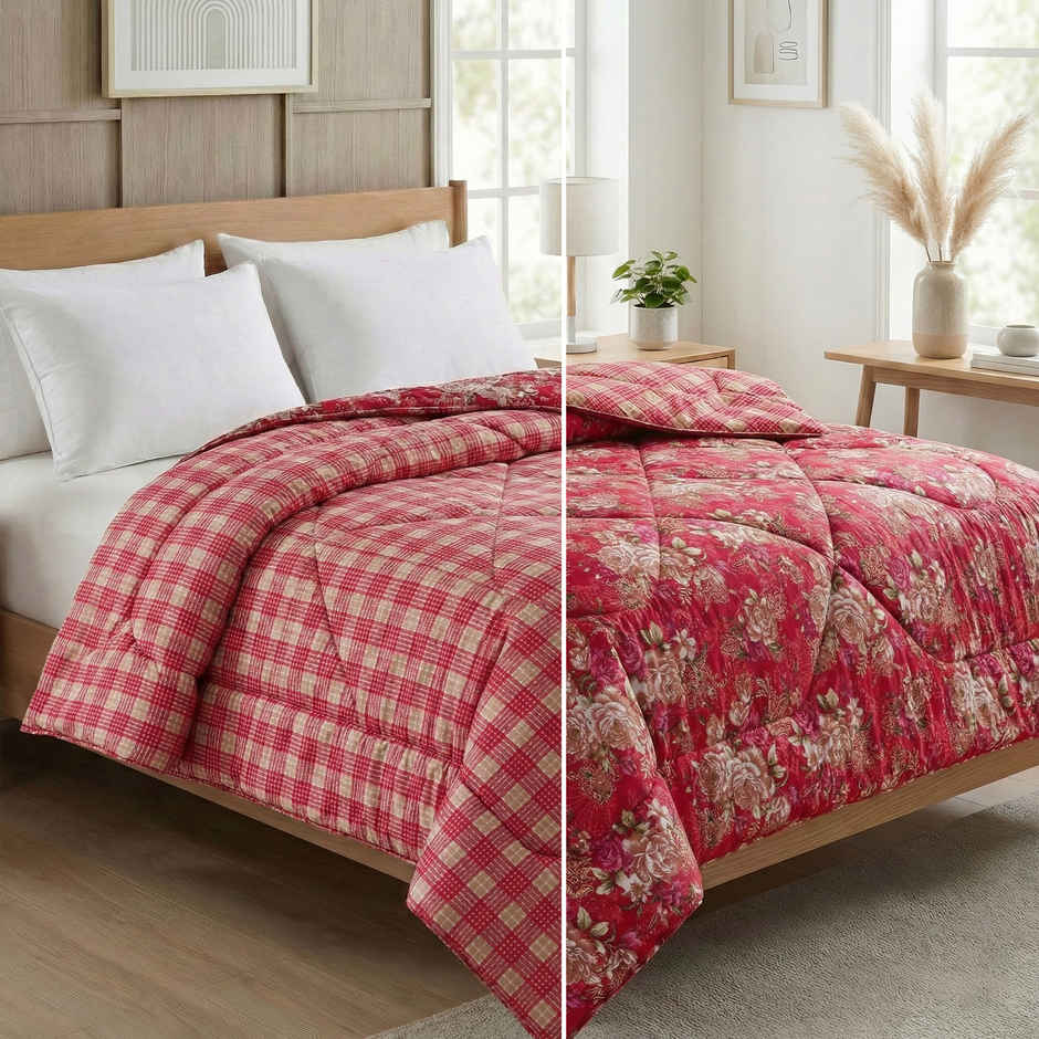 Dream Living Printed Reversible Double Bed AC Comforter 220 x 230 cm