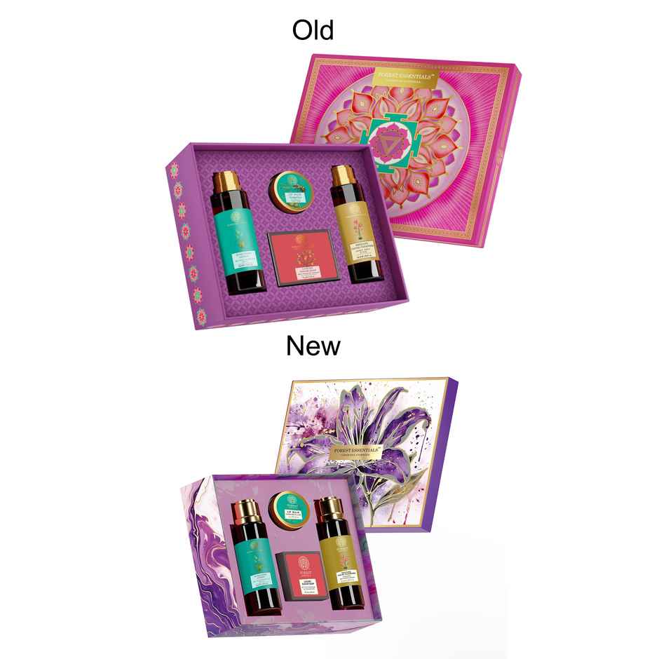 Forest Essentials Mini Delights | Travel Size Skincare Gift Set for Face & Body