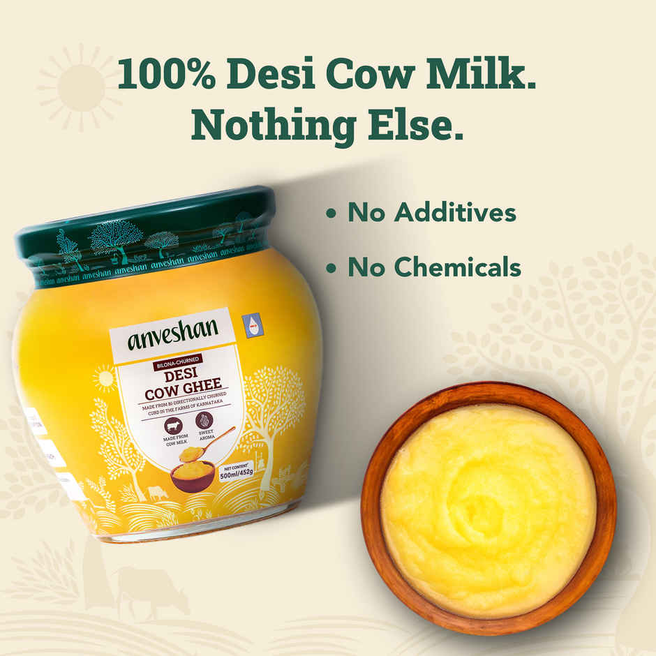 Anveshan A2 Desi Cow Ghee | Pure & Traditional