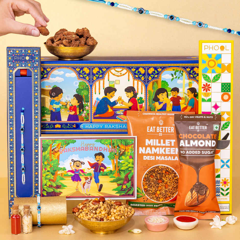 Phool Bandhan Rakhi Gift Box - Thoughtful Pack