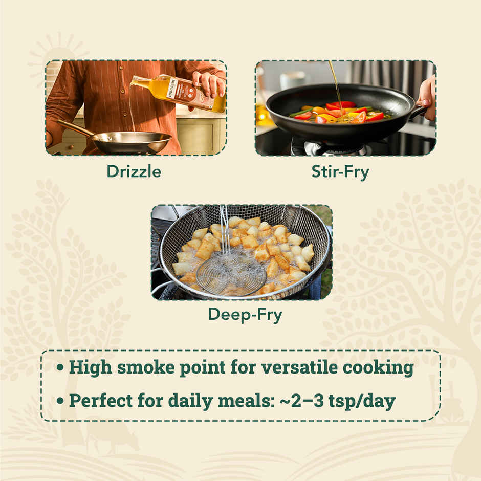 Anveshan Groundnut (Peanut) Wood Pressed Oil | Healthy Cooking Oil