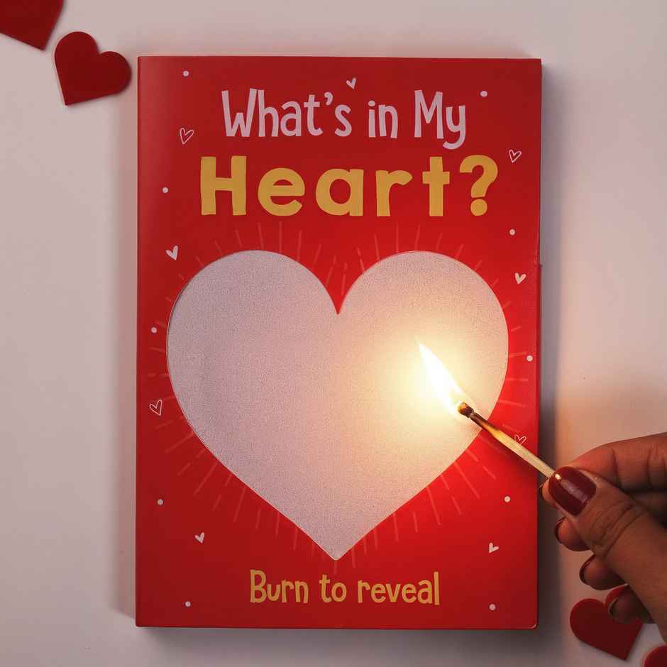 Burn to Reveal Secret Love Message Card | Oye Happy