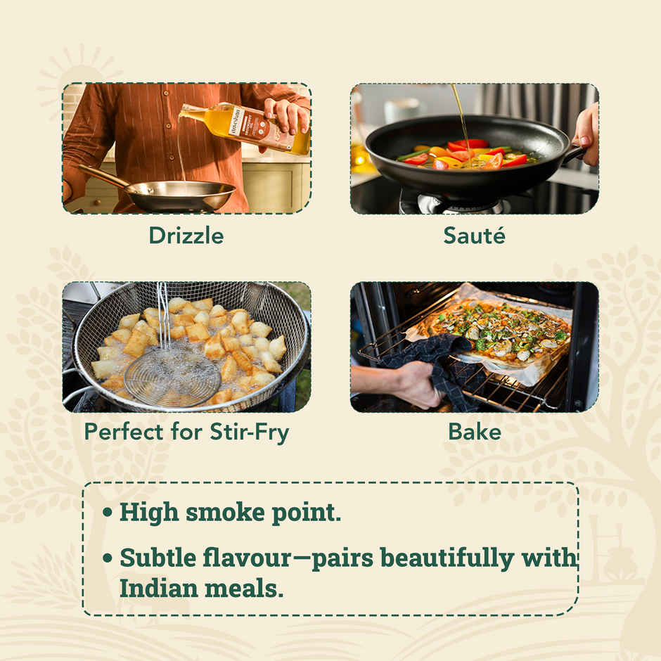 Anveshan Wood Cold Pressed Sunflower Oil Combo