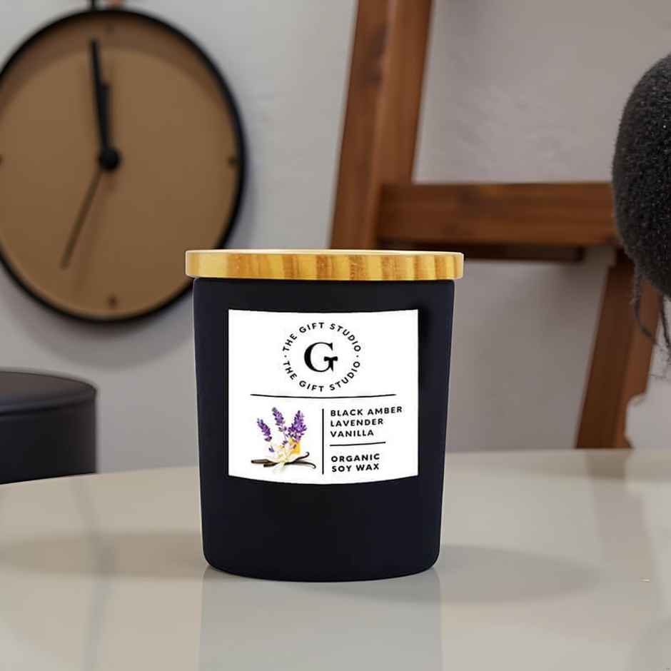 The Gift Studio Matte Black Candle