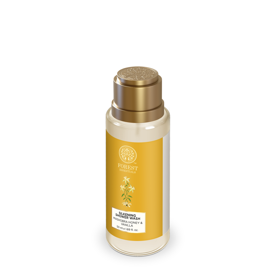 Forest Essentials Silkening Shower Wash Mashobra Honey & Vanilla