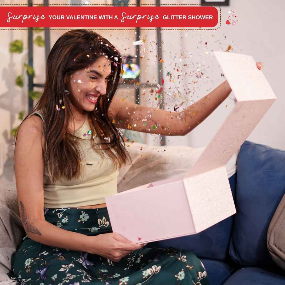 Surprise Glitter Gift Hamper with Unique Assorted Items | Ideal for Gifting | Oye Happy