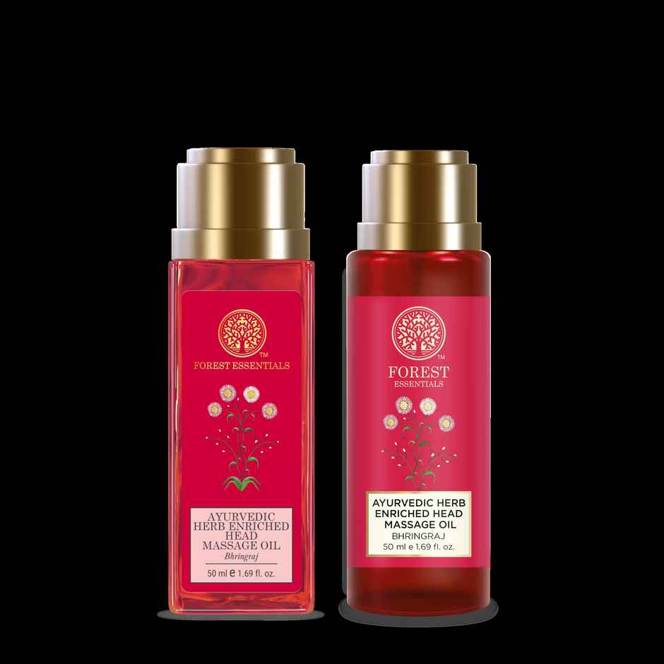 Forest Essentials Head Massage Oil Bhringraj | Travel Size Hair Oil for Hair Growth