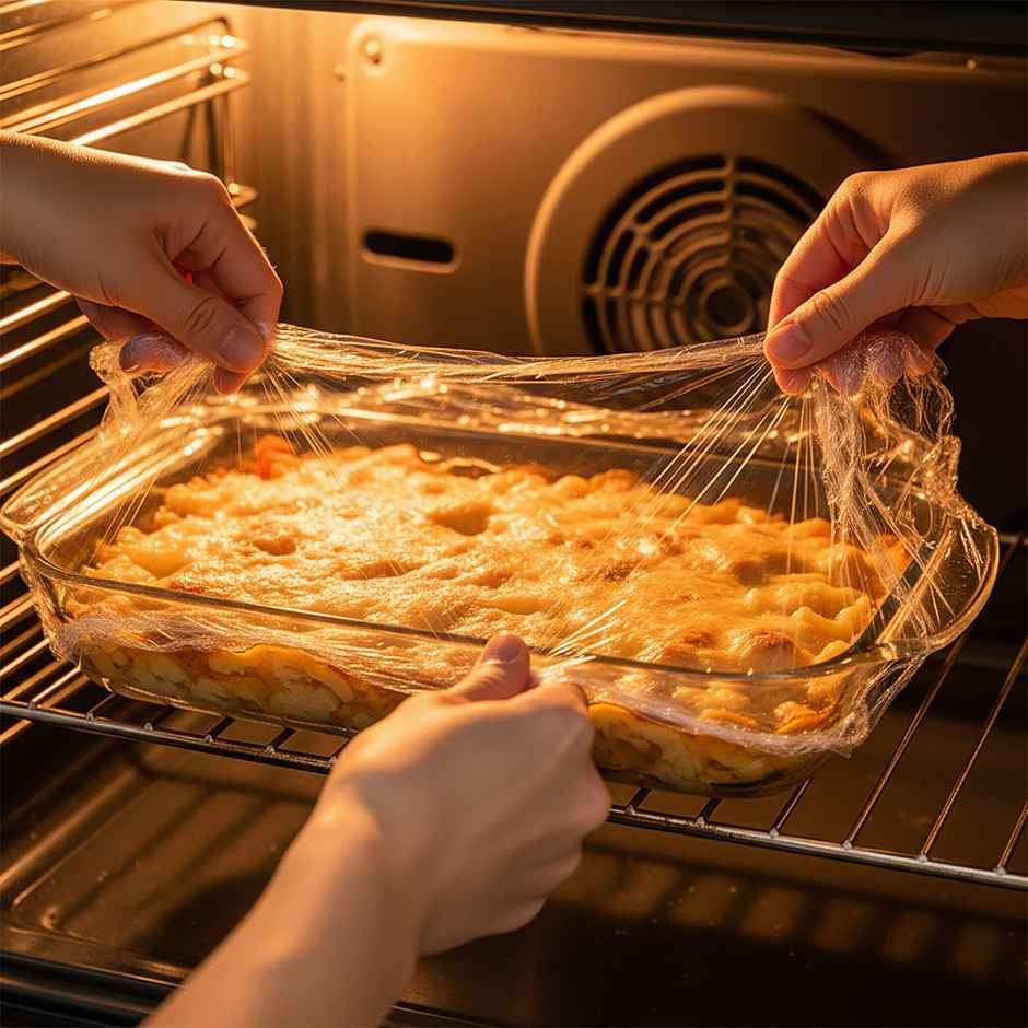 Ezee 30 m Cling Film Wrap | 12 Inches | BPA Free | Multipurpose | Non-Stick Microwave Safe