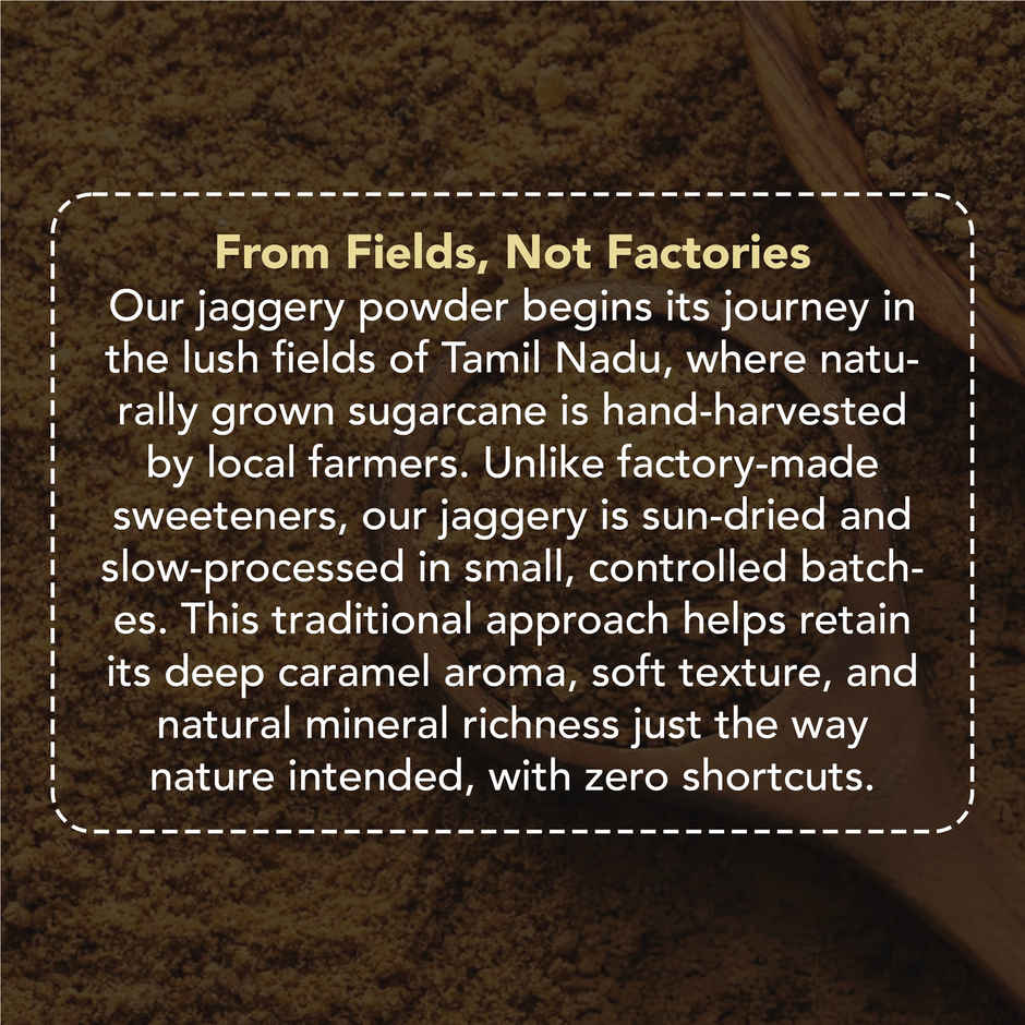 Anveshan Premium Jaggery Powder | Sustainable Alternative To Refined Sugar