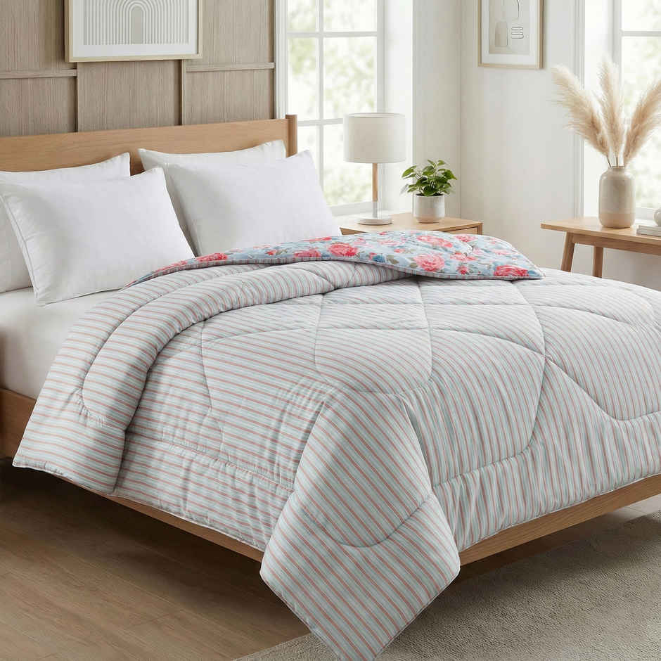 Dream Living Printed Reversible Double Bed AC Comforter 220 x 230 cm