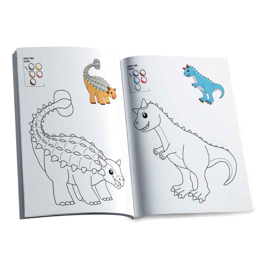 Color Time Coloring Books Set of 12 Books L Fun Activity For Kids | Assorted