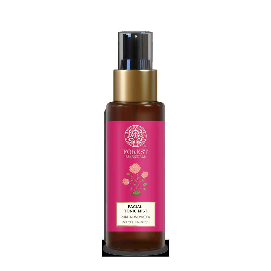 Forest Essentials Facial Tonic Mist Pure Rosewater | Travel Size Hydrating Toner