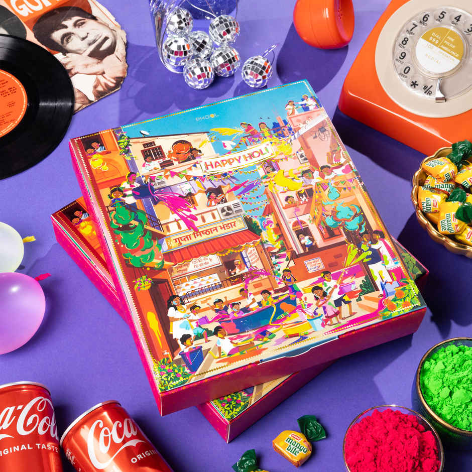 Holi Mohalla Pop-up Gulal Box | Phool
