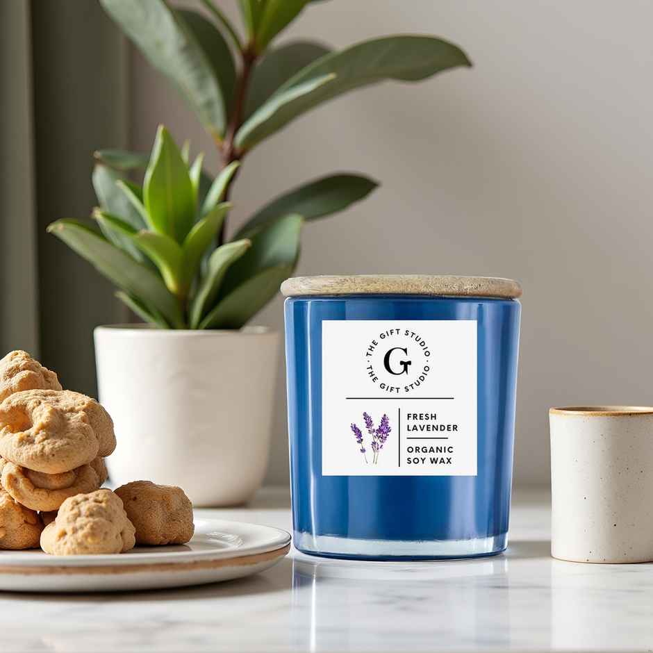 The Gift Studio Midnight Blue Candle