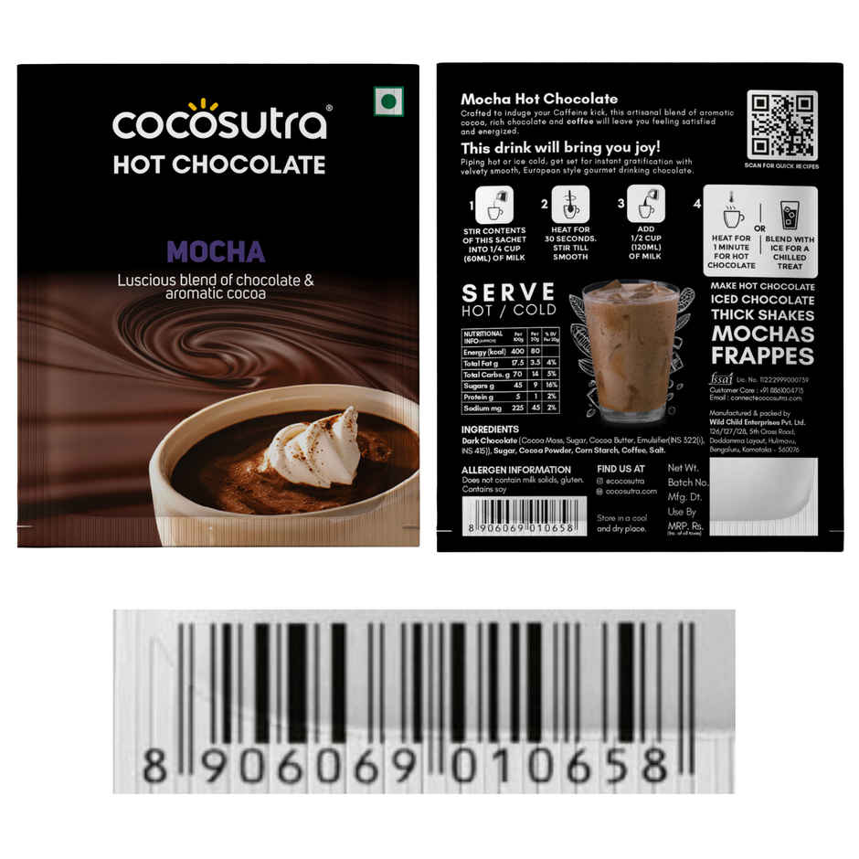 Cocosutra Hot Chocolate Mocha
