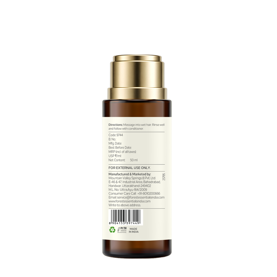 Forest Essentials Hair Cleanser Bhringraj & Shikakai | Travel Size Strengthening Shampoo