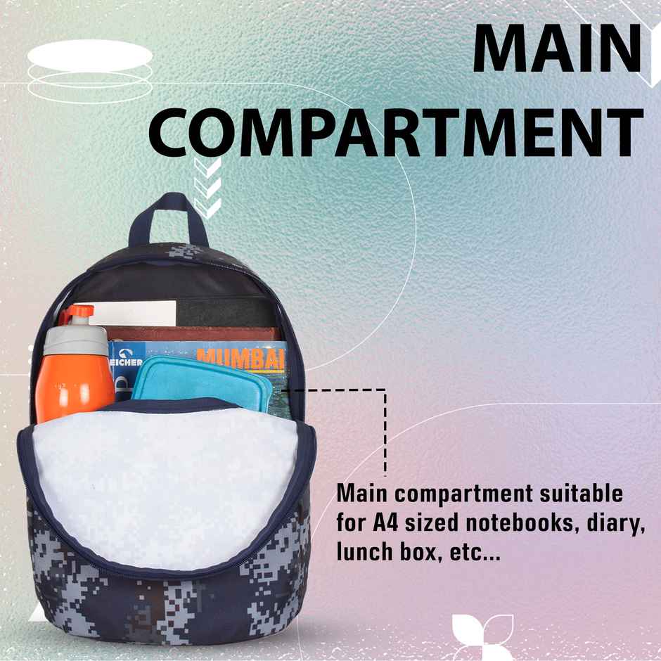 F Gear Unisex Camouflage Nylon 7 L Backpack | Navy