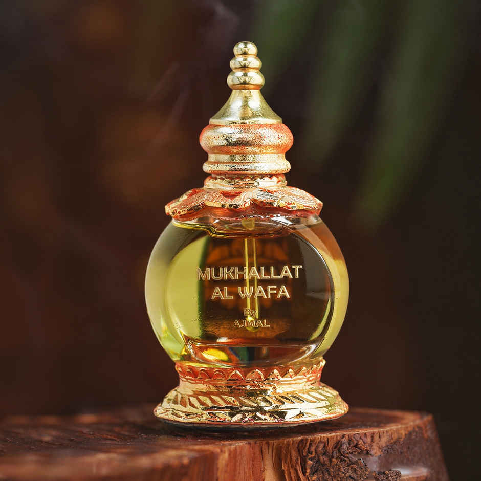 Ajmal Mukhallat Al Wafa Attar Long Lasting Alcohol Free Perfume Oil for Men & Women