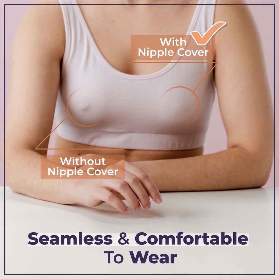 Sanfe Flix Reusable Silicone Nipple Covers | Skin Friendly Adhesive Pasties for Women