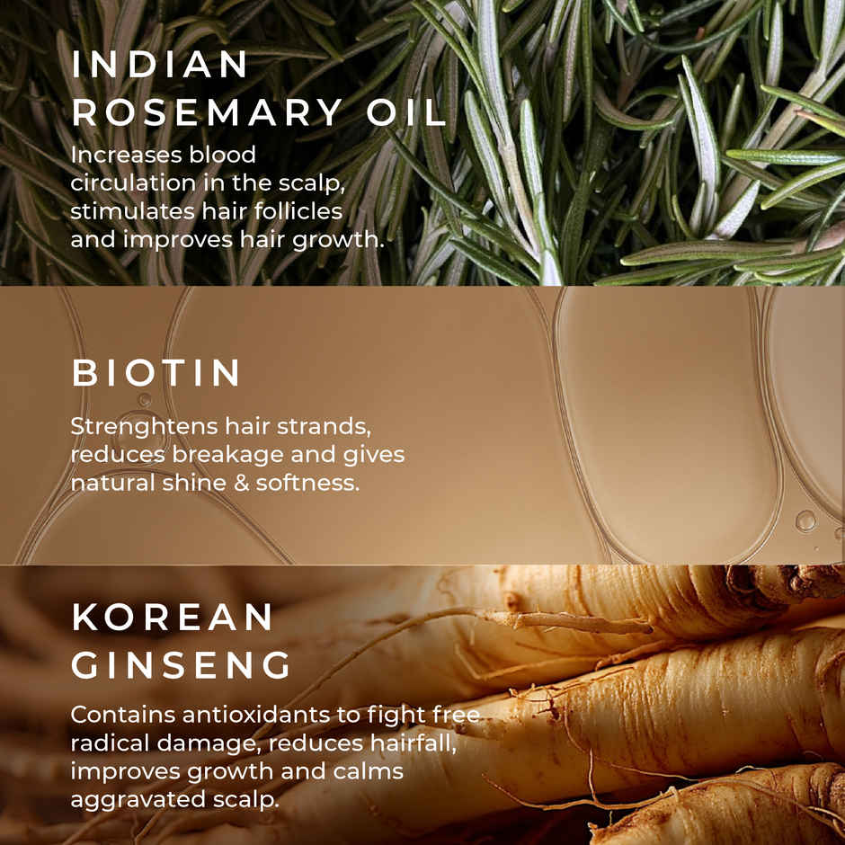 Naturali Anti-Hairfall Conditioner with Rosemary, Korean Ginseng & Biotin