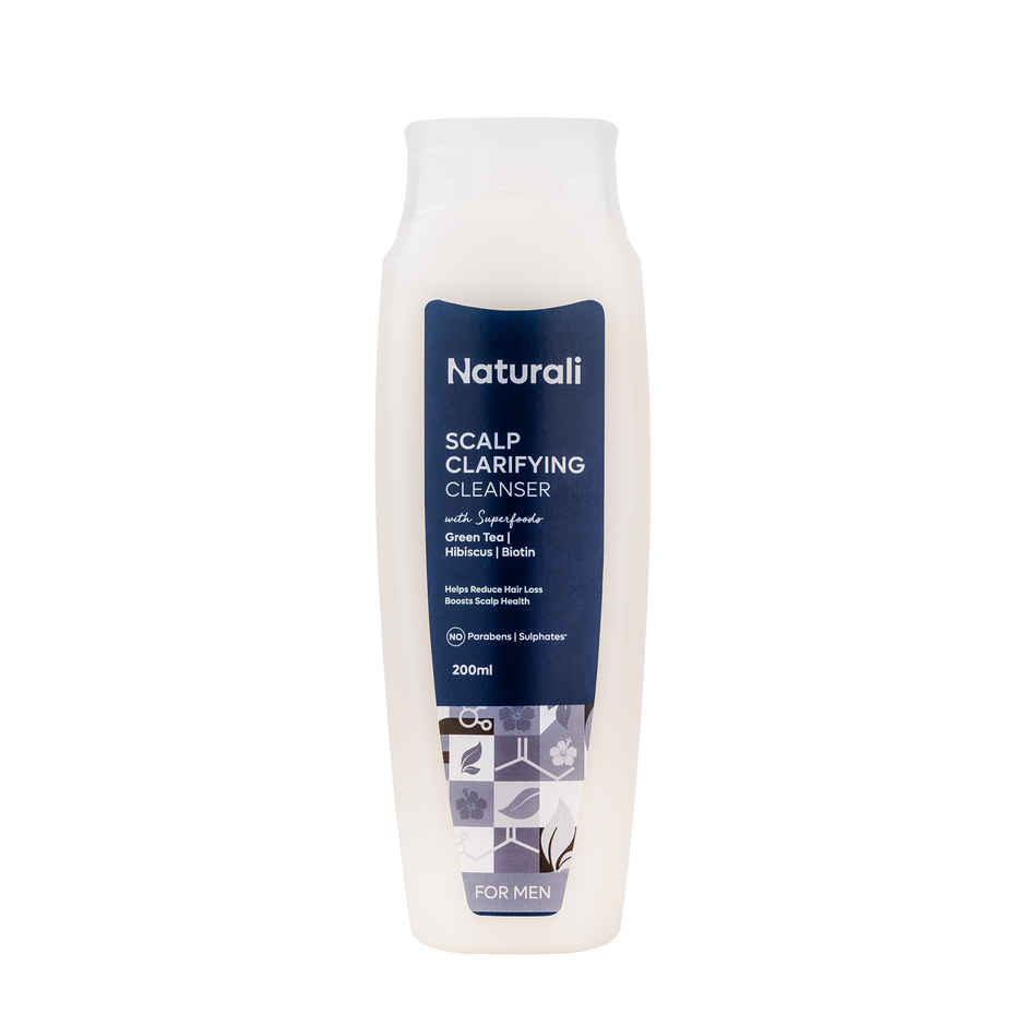 Naturali Scalp Clarifying Anti-Dandruff Shampoo | Derma Approved | Reduces Dandruff & Hairfall