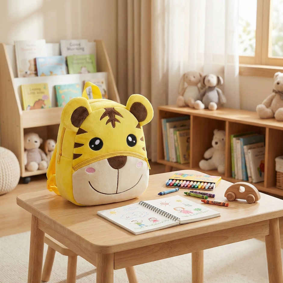 Kidara Tiger Toddler Backpack Yellow