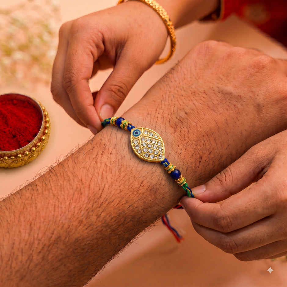 Rakhi for Brother | Studded | Pack of 1 | Avyaan Rakhi