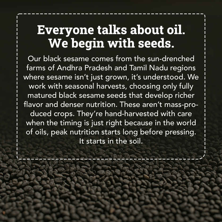 Anveshan Sesame (Til-Gingelly) Wood Cold Pressed Oil | Bottle