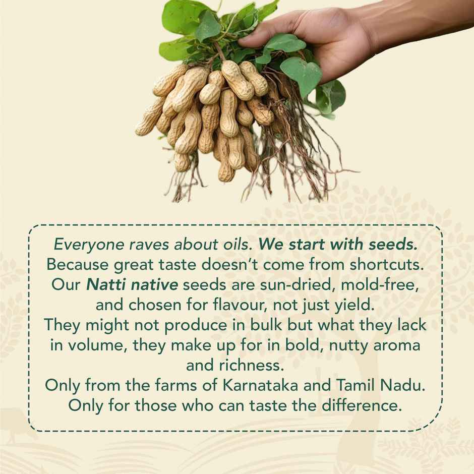 Anveshan Groundnut (Peanut) Wood Pressed Oil | Healthy Cooking Oil