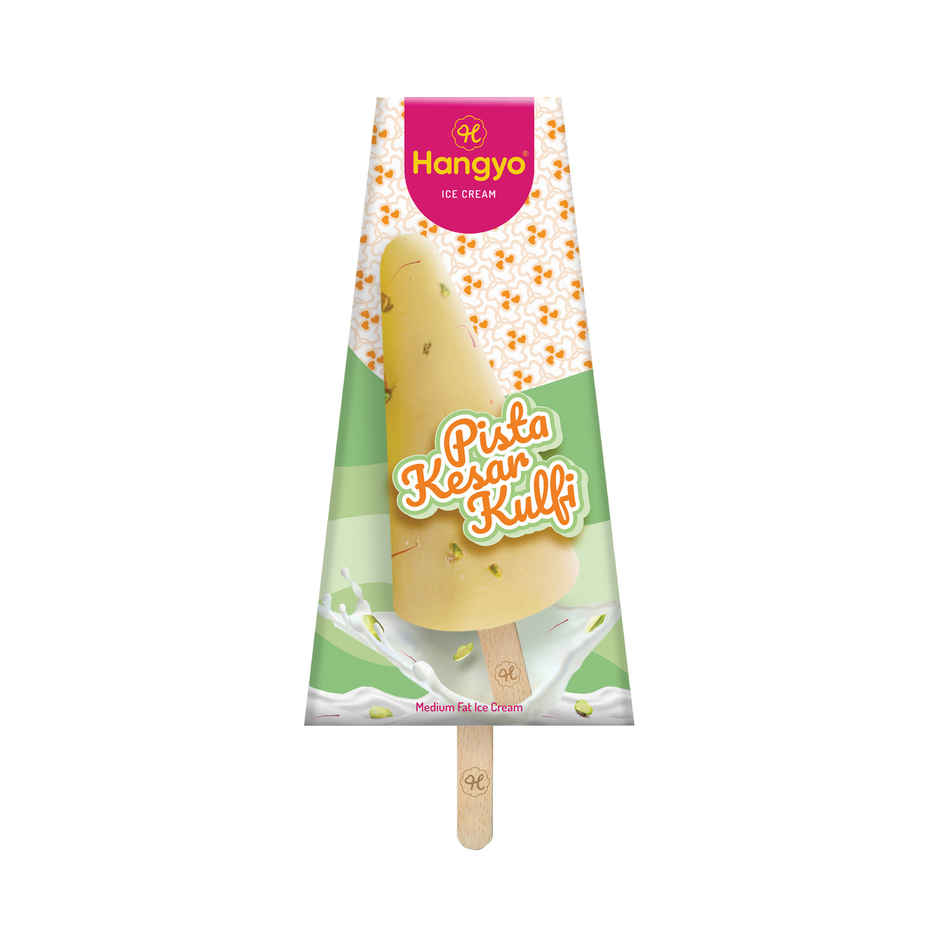 Hangyo Pista Kesar Kulfi Medium Fat Ice Cream Combo