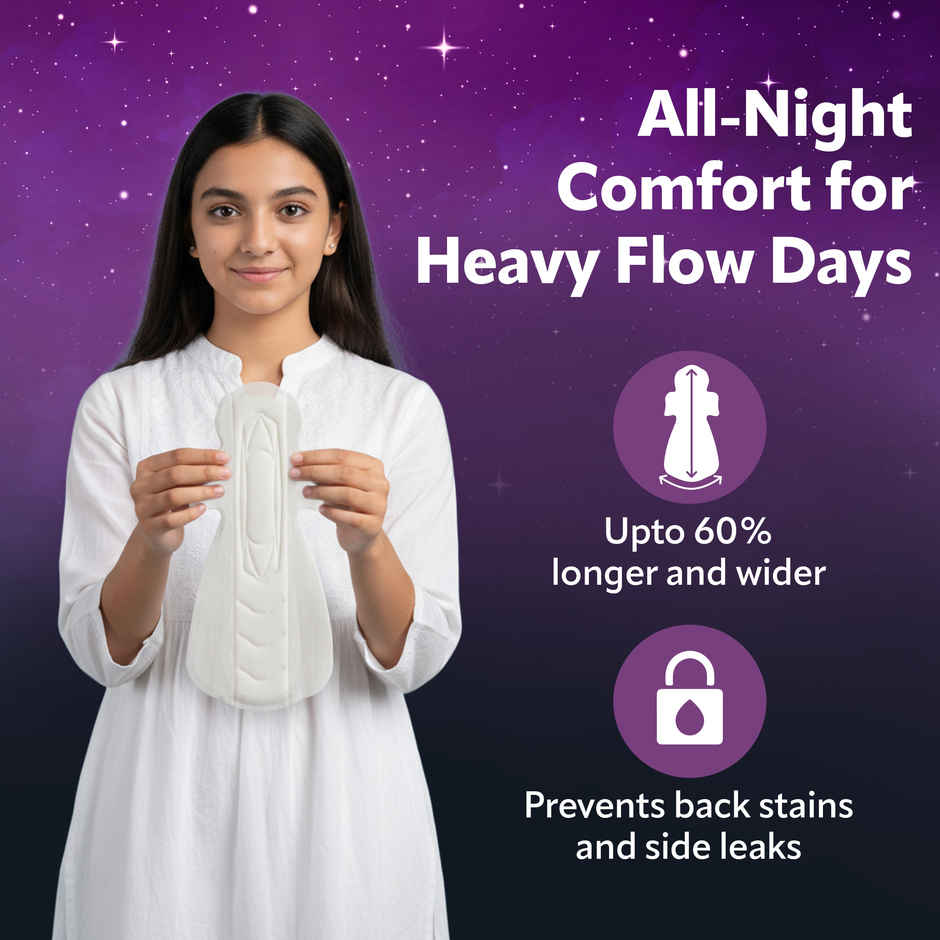 Evereve Comfort Nights Sanitary Pads 3XL | 420mm 60 Longer