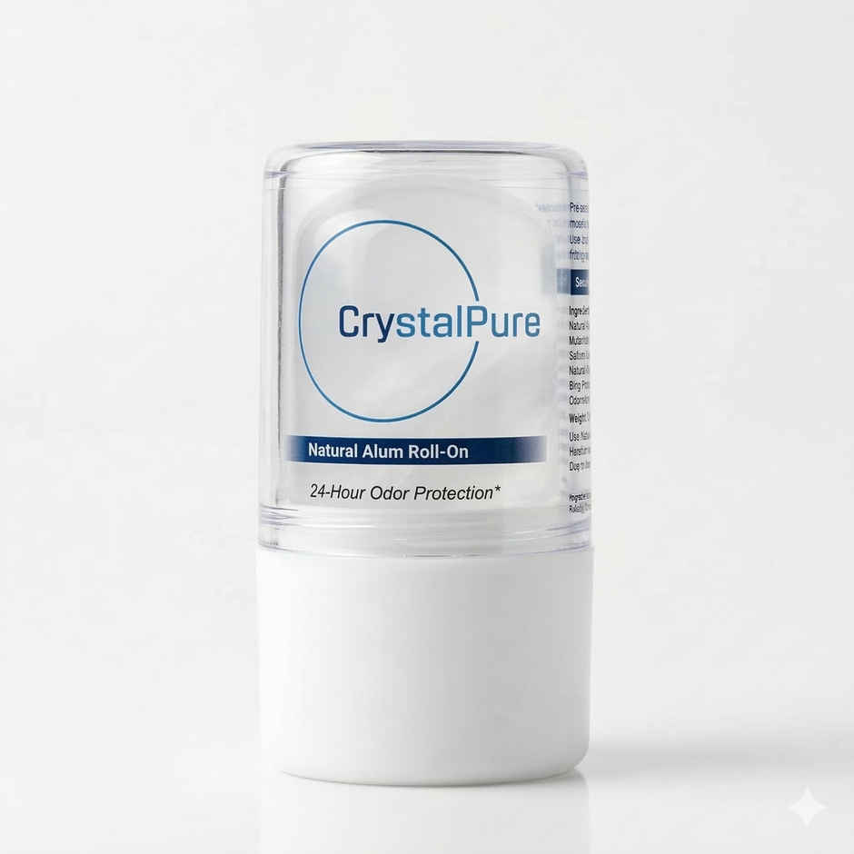 Crystal Pure Everyday Alum Deodorant Roll On Natural