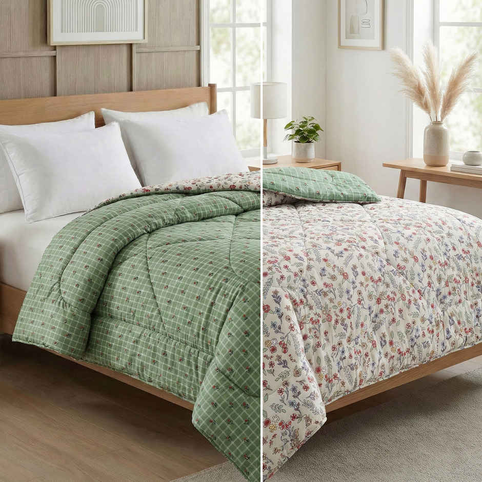 Dream Living Printed Reversible Double Bed AC Comforter 220 x 230 cm