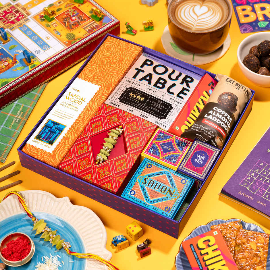 Phool Ludo Rakhi Giftbox for Brother