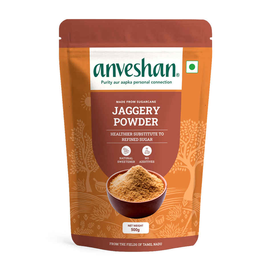 Anveshan Premium Jaggery Powder - Sustainable Alternative To Refined Sugar