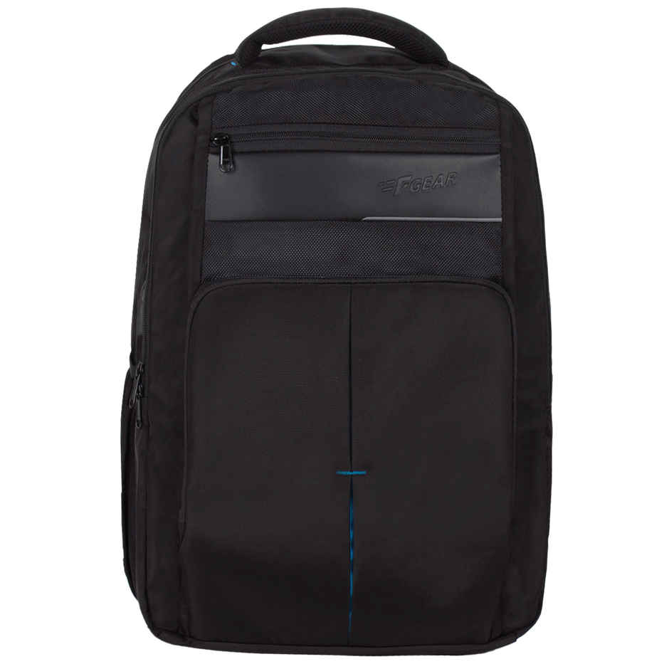 F Gear Unisex Solid Polyester 30 L Laptop Backpack | Black - One Size