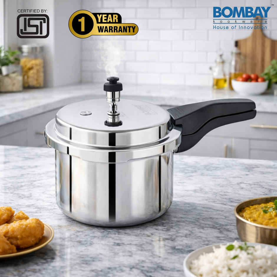 Bombay Kookware Stainless steel Pressure Cooker | 3 L