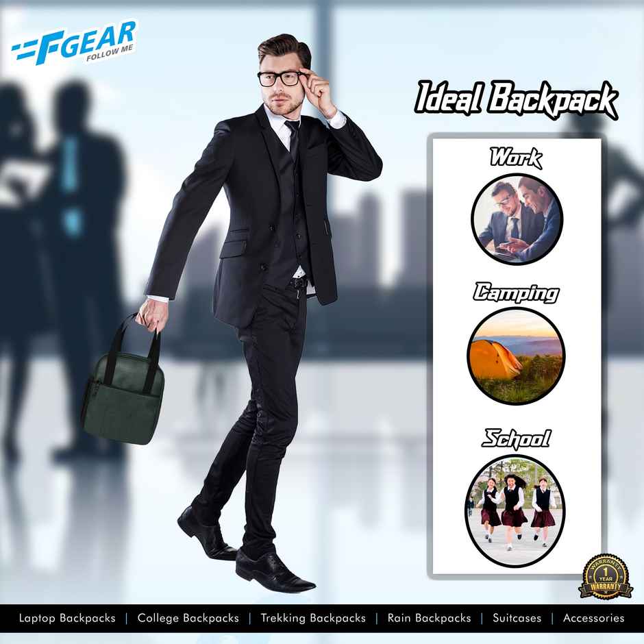 F Gear Nosh Olive Green Lunch Bag