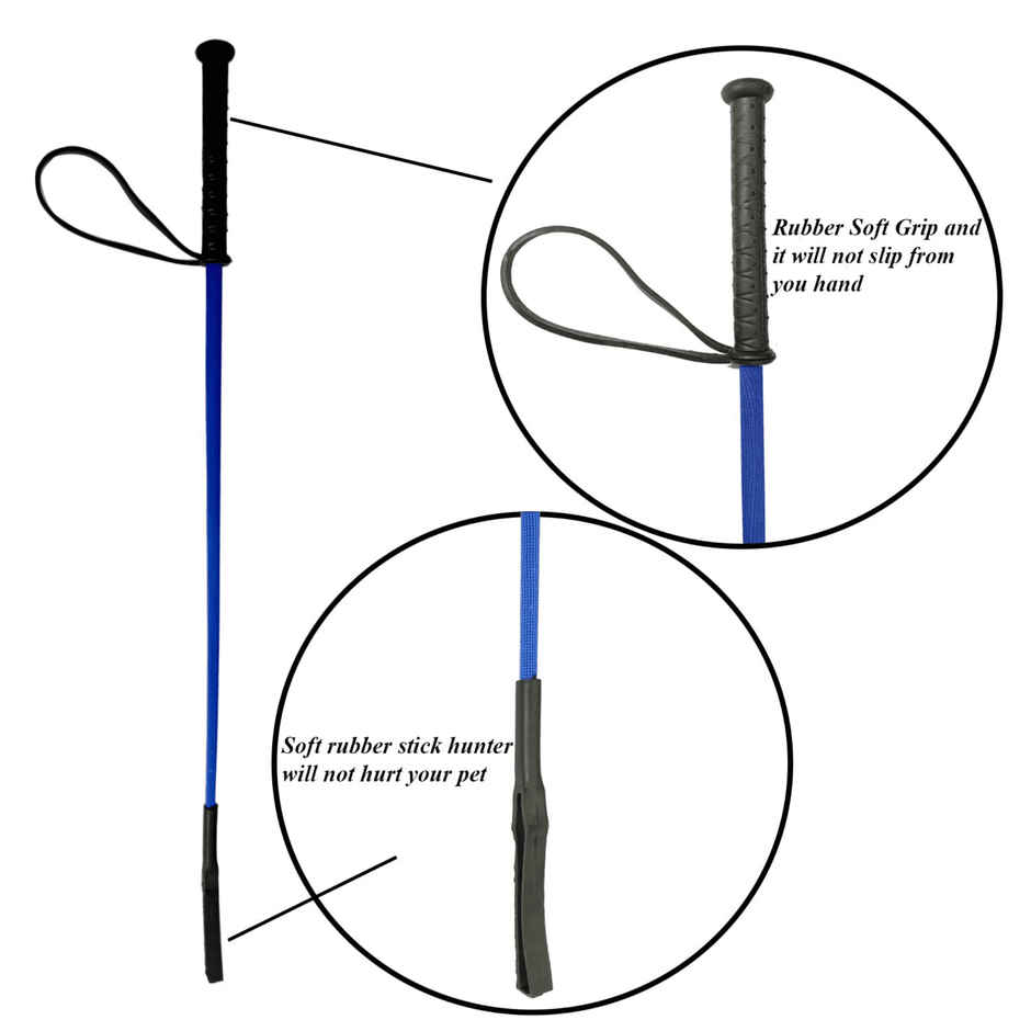 Foodie Puppies 26-Inch Durable Nylon Training Stick With Non-Slip Rubber Handle For Dogs & Puppies