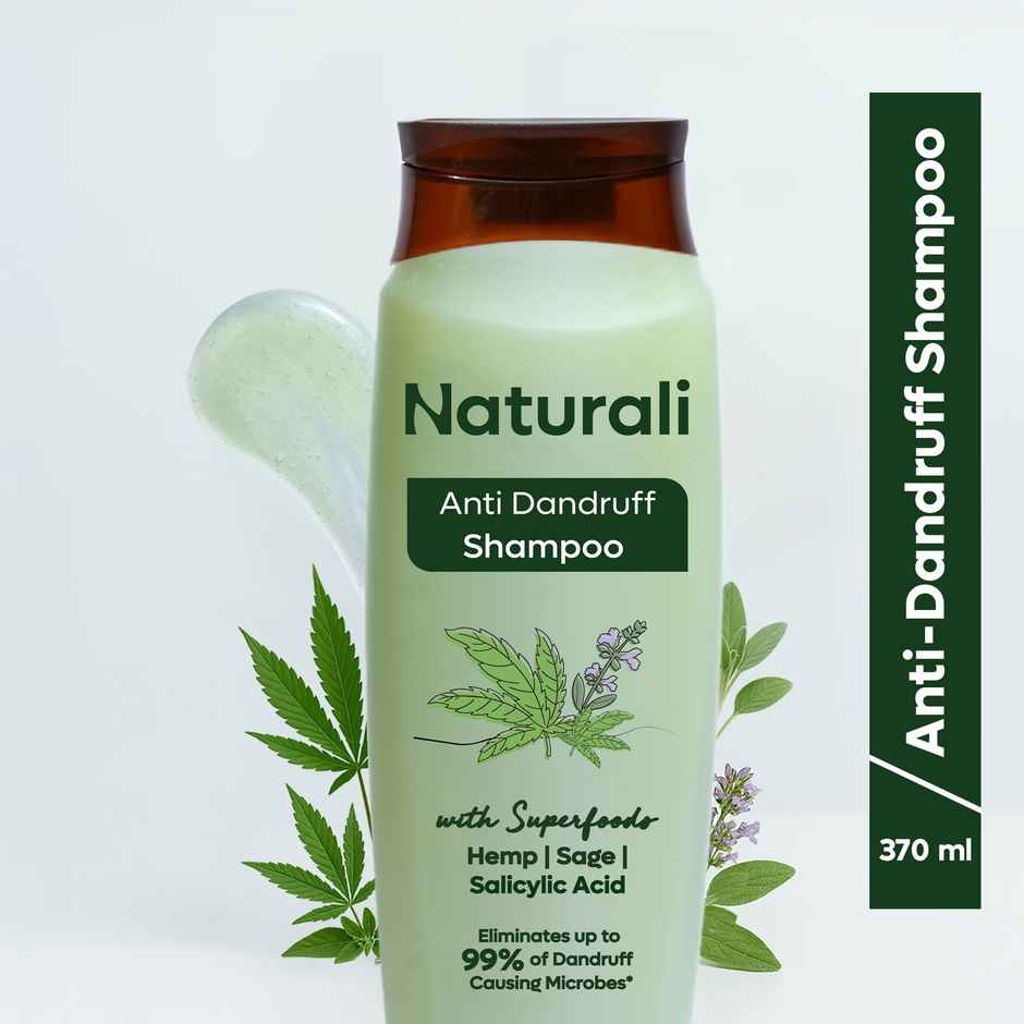 Naturali Anti Dandruff Shampoo | Salicylic Acid Shampoo | No Sulfate No Paraben Shampoo