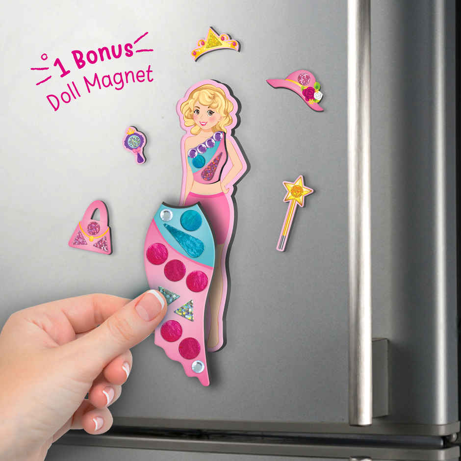 Imagimake Magnetic Dress-Up Princess Kit | Pretend Play Toy | Birthday Gift for Girls