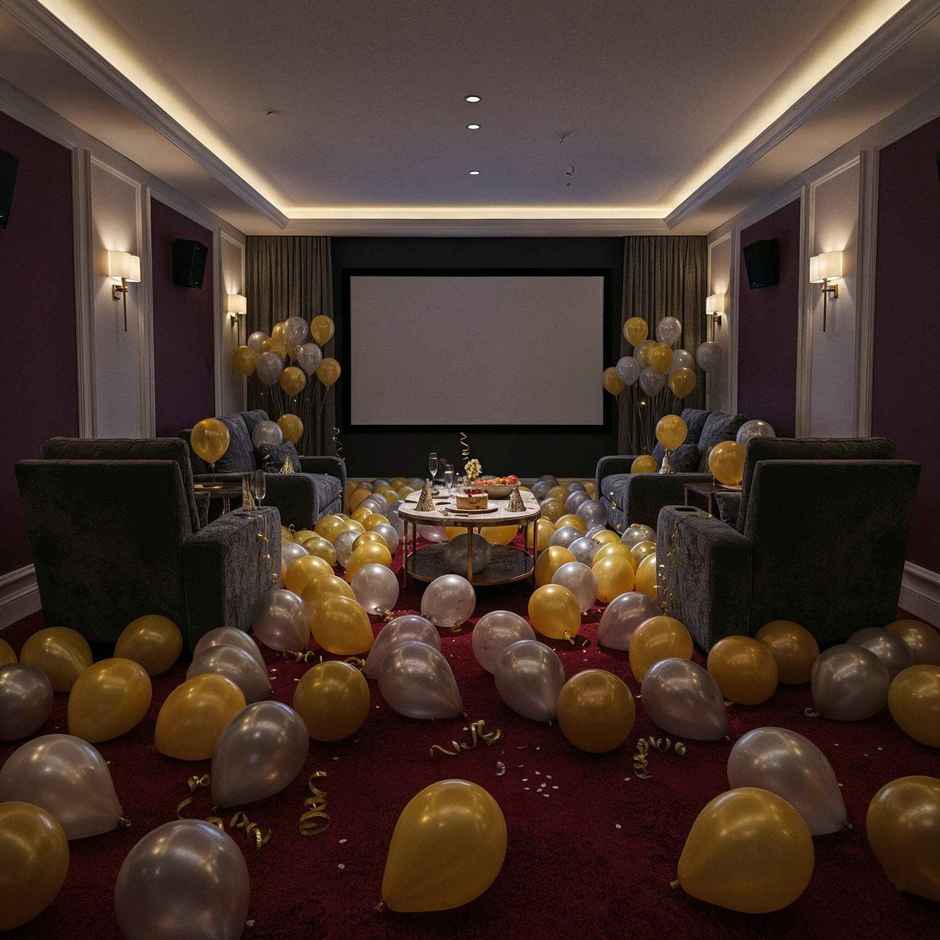 Gold Silver Balloons | Birthday Decoration Party Pack