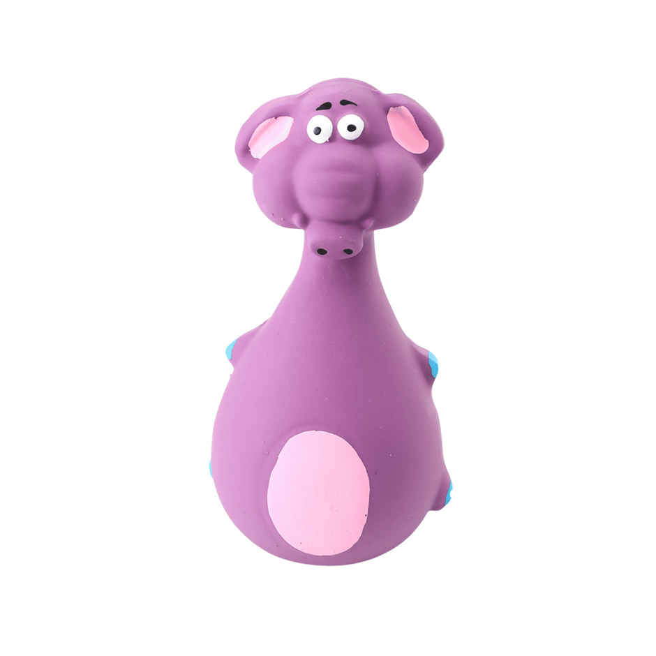 Foodie Puppies Latex Purple Elephant Dog Toy | 14cm